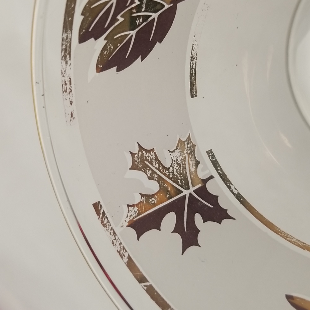 Libbey Golden Foliage Champagne High Sherbet Glasses - Picture 12 of 16